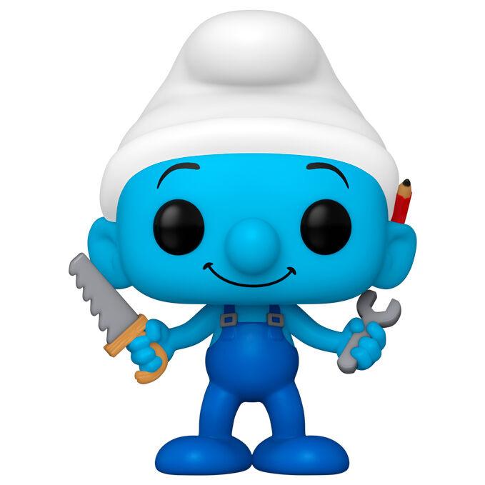 Funko Pop! Television: The Smurfs - Handy Smurf Vinyl Figure #1519 - Ginga Toys