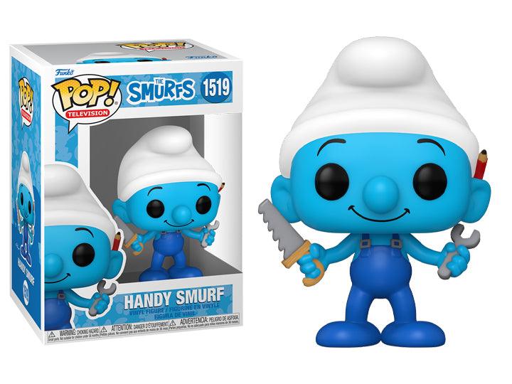 Funko Pop! Television: The Smurfs - Handy Smurf Vinyl Figure #1519 - Ginga Toys