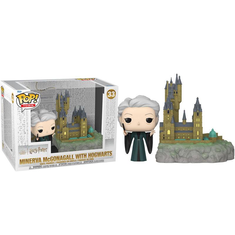 Funko Pop! Town: Harry Potter - Minerva McGonagall with Hogwarts Figure #33 - Funko - Ginga Toys