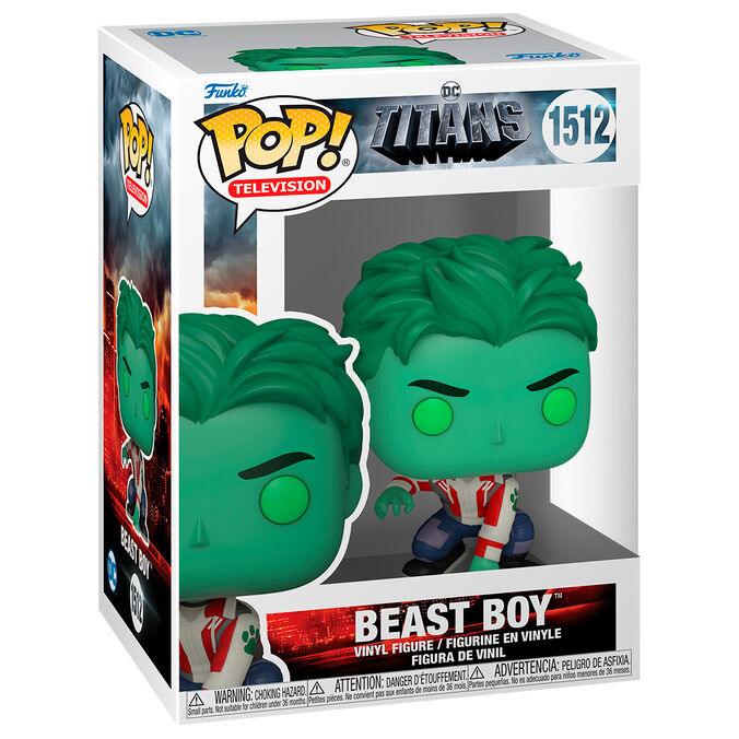 Funko Pop! TV: DC Titans - Beast Boy Vinyl Figure #1512 - Ginga Toys