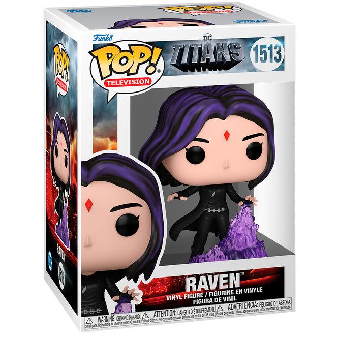 Funko Pop! TV: DC Titans - Raven Vinyl Figure #1513 - Ginga Toys