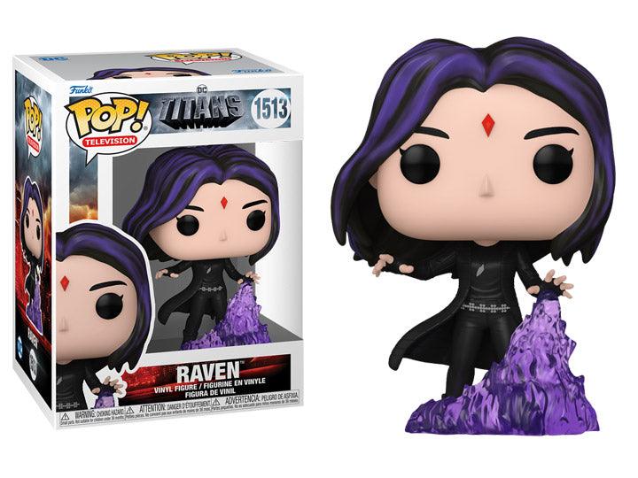 Funko Pop! TV: DC Titans - Raven Vinyl Figure #1513 - Ginga Toys