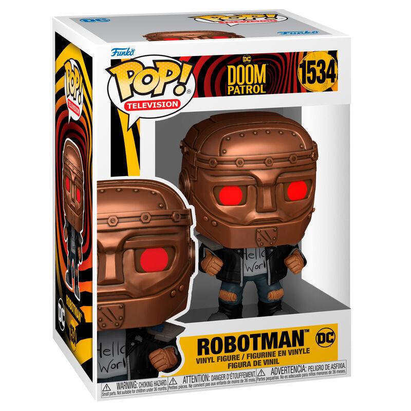 Funko Pop! TV: Doom Patrol - Robotman Vinyl Figure #1534 - Ginga Toys