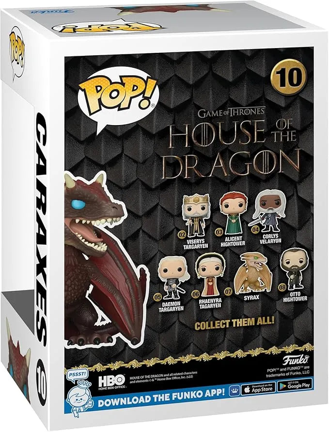 Funko Pop! TV: House of the Dragon - Caraxes Exclusive Figure #10 - Ginga Toys