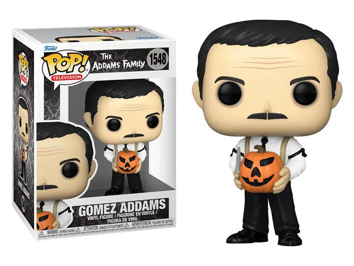 Funko Pop! TV: The Addams Family - Gomez with Pumpkin Figure #1548 - Ginga Toys