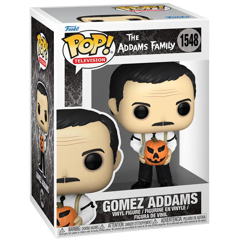 Funko Pop! TV: The Addams Family - Gomez with Pumpkin Figure #1548 - Ginga Toys