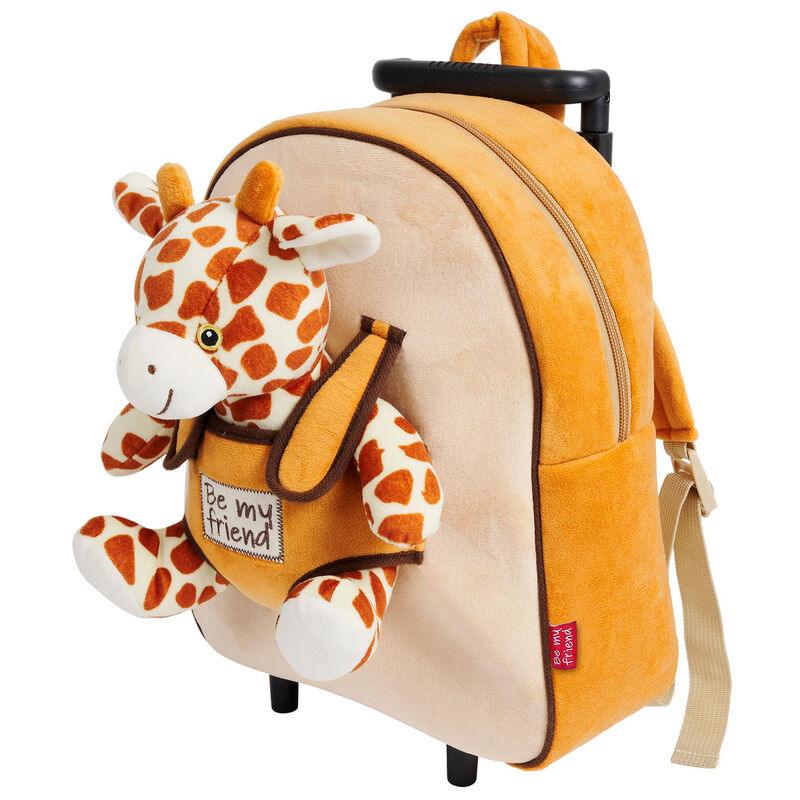 Gabby Giraffe Kids Trolley Backpack with plush toy 38cm - Perletti - Ginga Toys