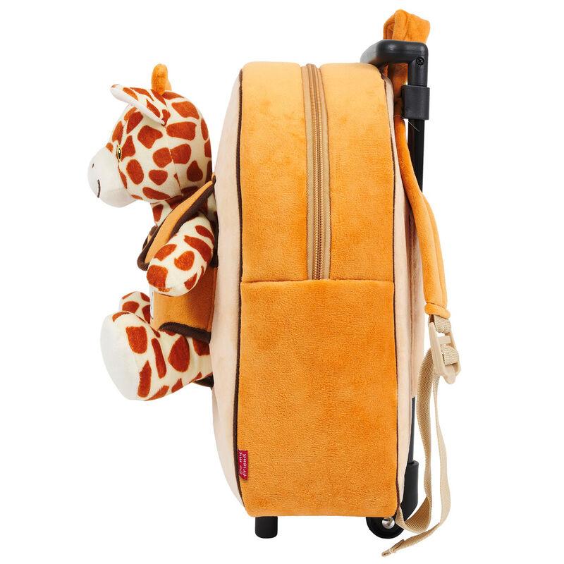 Gabby Giraffe Kids Trolley Backpack with plush toy 38cm - Perletti - Ginga Toys