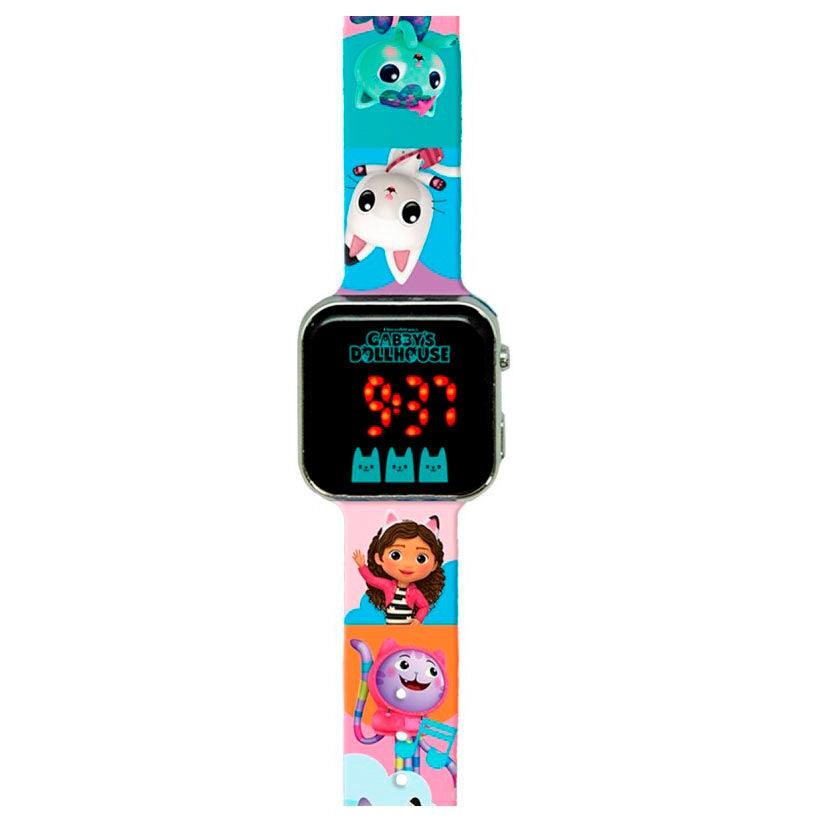 Gabby's Dollhouse Children Girls Led Digital Watch - Kids Licensing - Ginga Toys