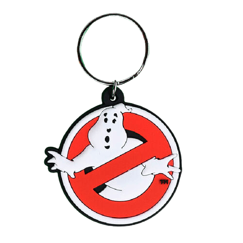 Ghostbusters Logo rubber keychain - Pyramid International - Ginga Toys