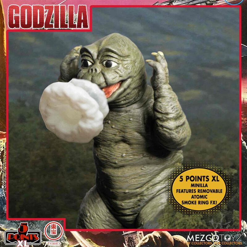 Godzilla Destroy All Monsters 5 Points XL Round 2 Deluxe Boxed Figures Set - Mezco Toyz - Ginga Toys