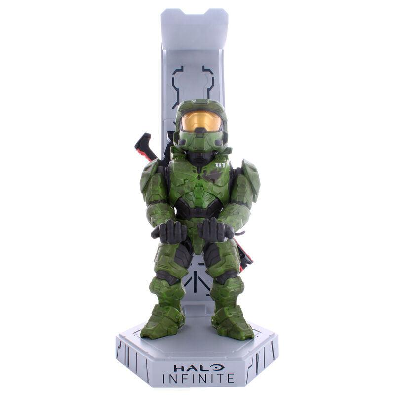 Halo Infinite: Master Chief Cable Guys Deluxe Light Up Controller, Headphone and Phone Stand - Exquisite Gaming - Ginga Toys