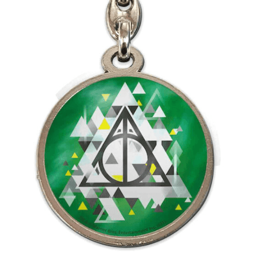 Harry Potter Deathly Hallows Metal Keychain - SD Toys - Ginga Toys