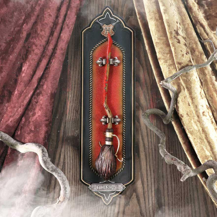 Harry Potter Firebolt Broomstick Wall Plaque Decoration - Nemesis Now - Ginga Toys