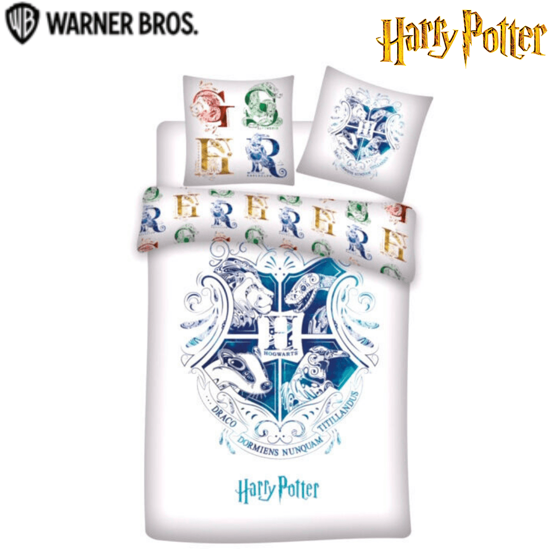 Harry Potter Hogwarts Duvet Cover for Bed 90cm - Warner Bros - Ginga Toys