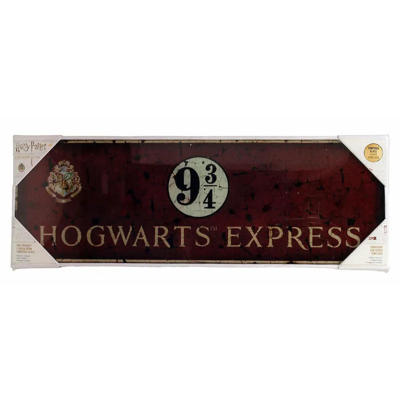 Harry Potter Hogwarts Express Glass Poster - Ginga Toys