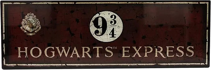 Harry Potter Hogwarts Express Glass Poster - Ginga Toys