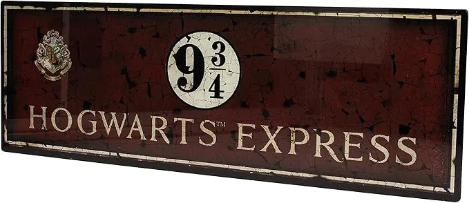 Harry Potter Hogwarts Express Glass Poster - Ginga Toys