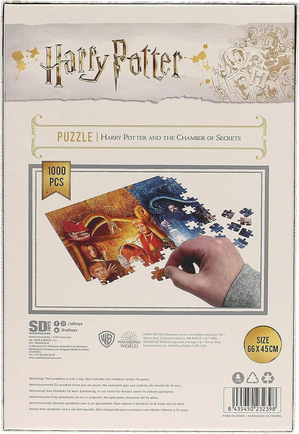 Harry Potter Puzzle Harry, Ron & Hermione puzzle 1000pz - Ginga Toys