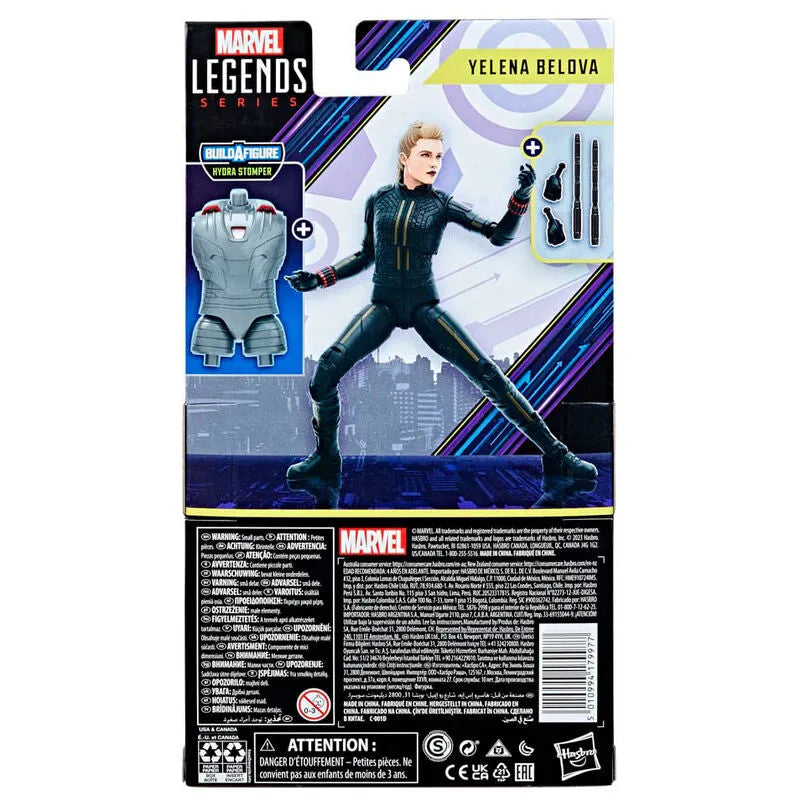 Hawkeye Marvel Legends Yelena Belova Action Figure (Hydra Stomper BAF) - Ginga Toys