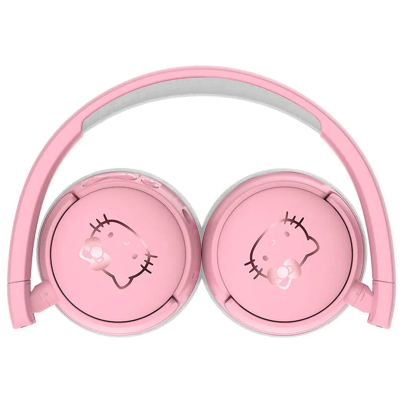 Hello Kitty Kids Wireless Headphones - Pink / Rose Gold - Ginga Toys