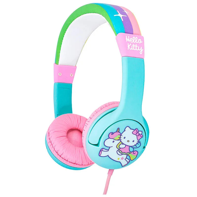 Hello Kitty Rainbow Unicorn Kids Headphones - Ginga Toys