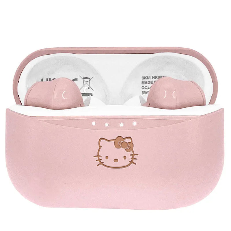 Hello Kitty TWS Wireless Earphones - Earpods - Pink / Rose Gold - Ginga Toys