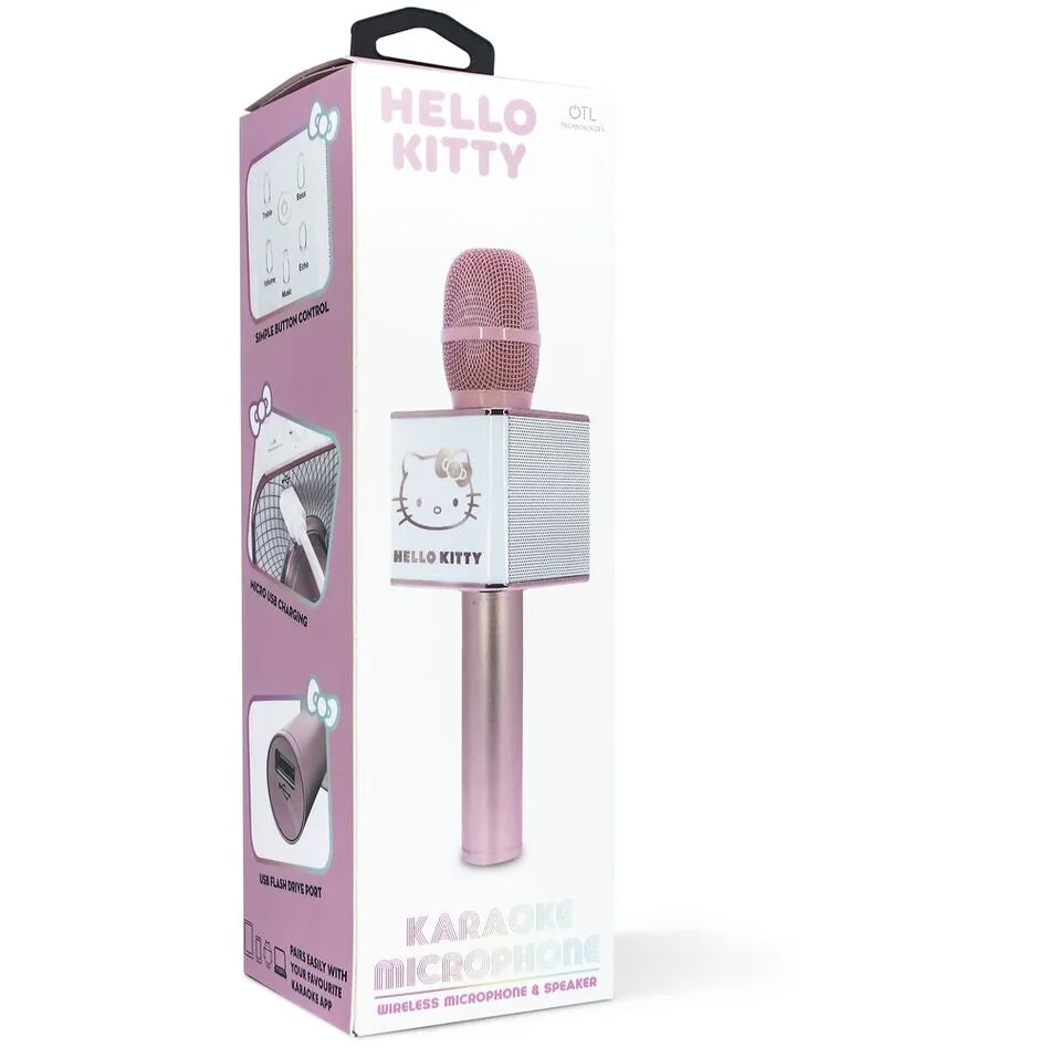 Hello Kitty Wireless Karaoke Microphone - Rose Gold - Ginga Toys