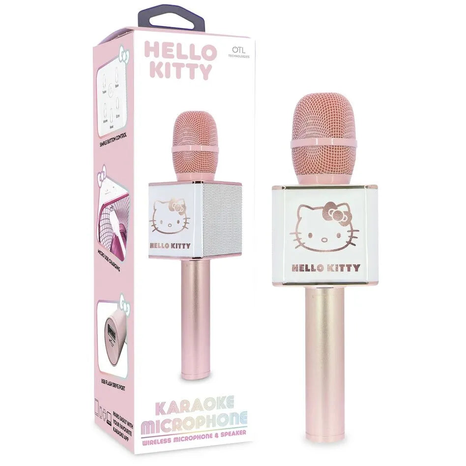 Hello Kitty Wireless Karaoke Microphone - Rose Gold - Ginga Toys