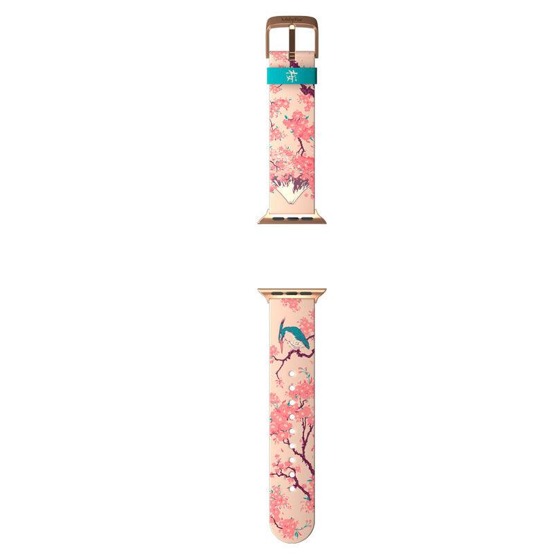 Hokusai - Cherry Blossom Smartwatch Band strap + face designs - Mobyfox - Ginga Toys