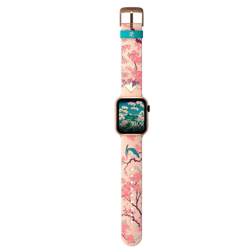 Hokusai - Cherry Blossom Smartwatch Band strap + face designs - Mobyfox - Ginga Toys