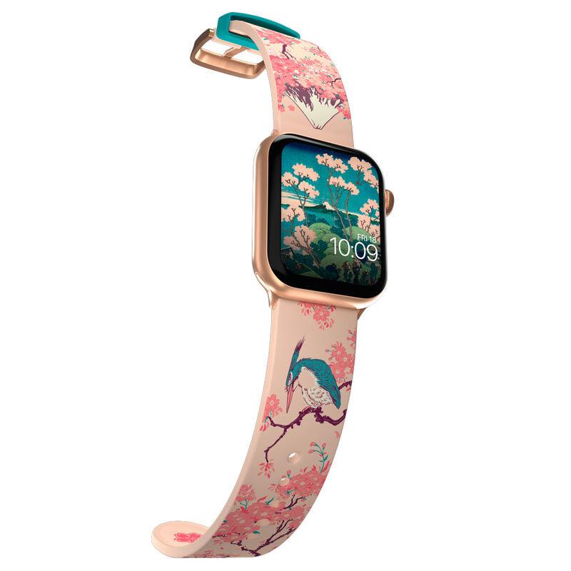 Hokusai - Cherry Blossom Smartwatch Band strap + face designs - Mobyfox - Ginga Toys