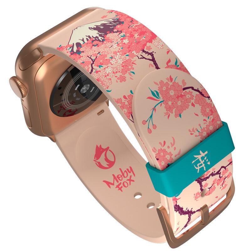 Hokusai - Cherry Blossom Smartwatch Band strap + face designs - Mobyfox - Ginga Toys