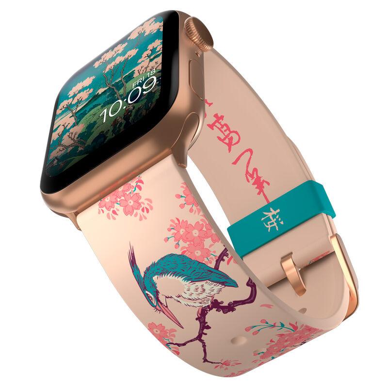 Hokusai - Cherry Blossom Smartwatch Band strap + face designs - Mobyfox - Ginga Toys