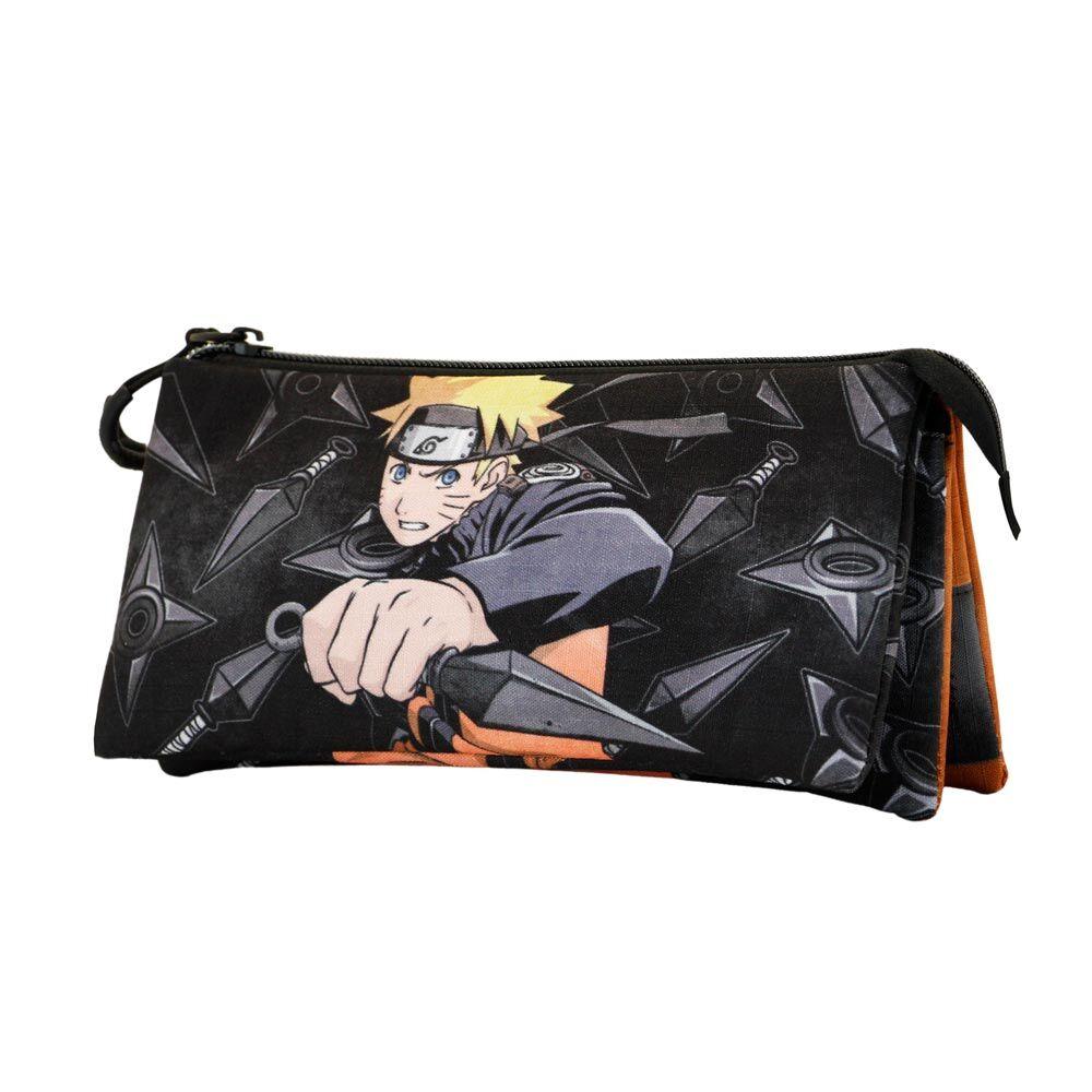 Naruto Shippuden - Naruto Uzumaki Pencil Case Triple - Ginga Toys