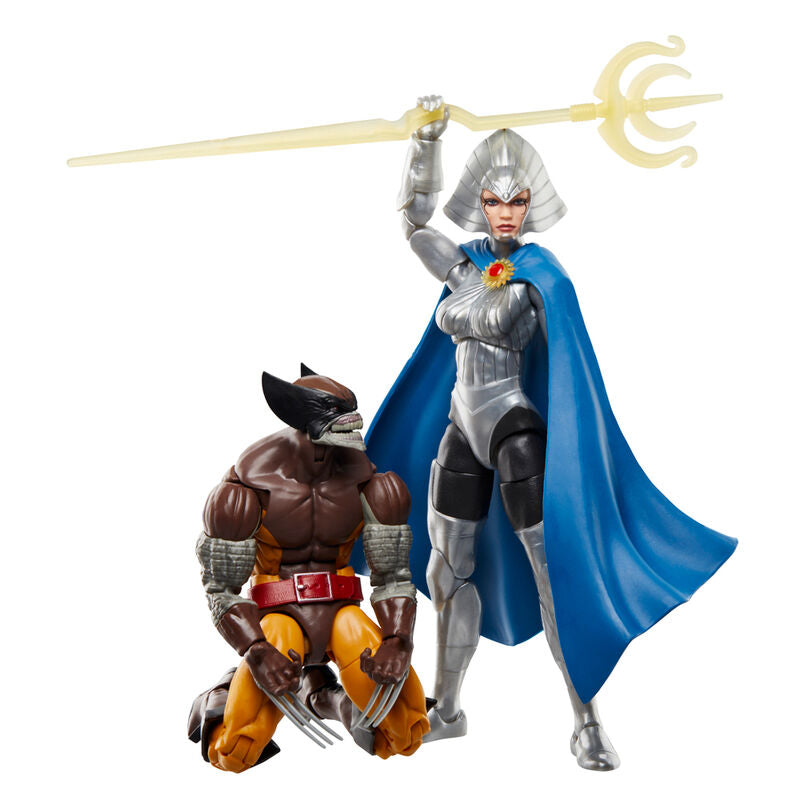 Wolverine 50th Anniversary Marvel Legends Wolverine and Lilandra Neramani Action Figure Two-Pack