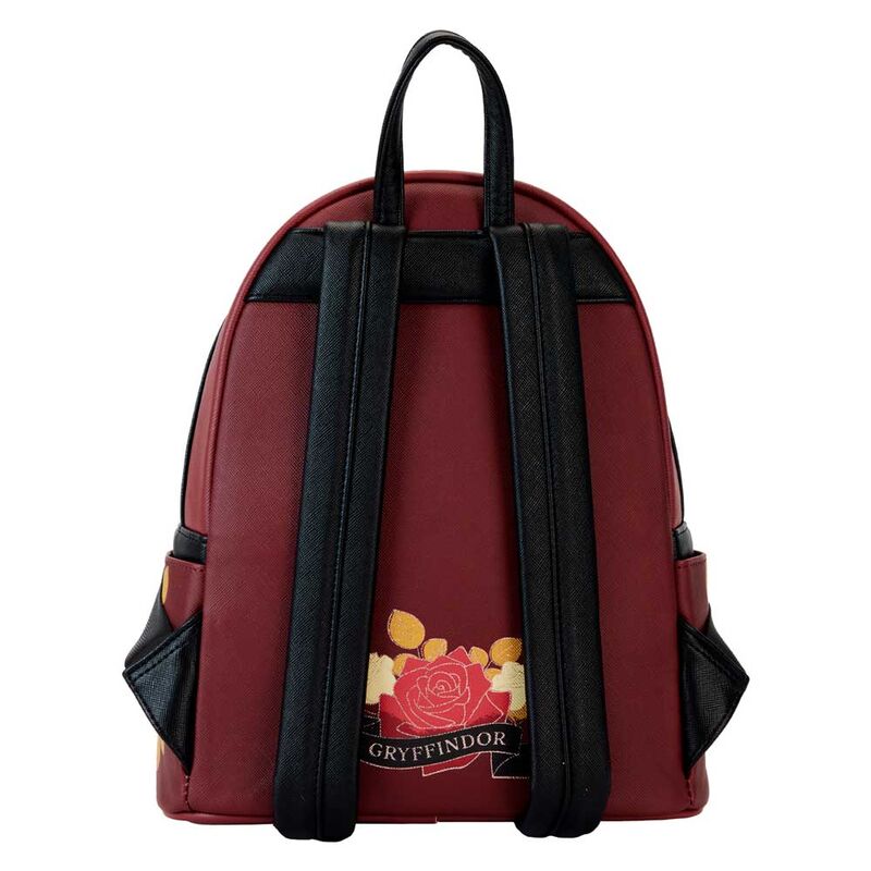 Loungefly Harry Potter Gryffindor House Floral Tattoo Mini Backpack