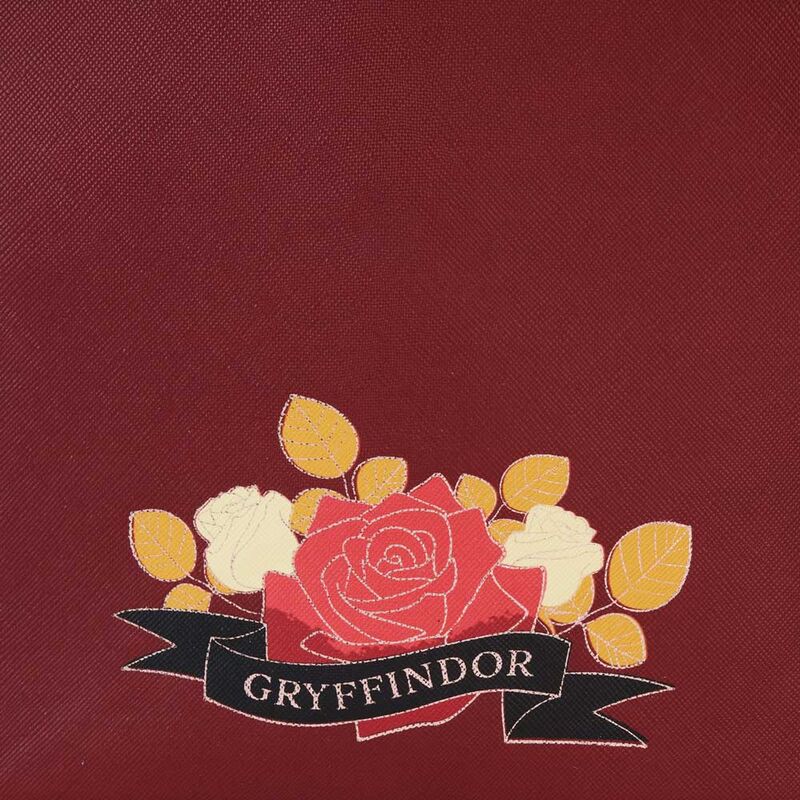 Loungefly Harry Potter Gryffindor House Floral Tattoo Mini Backpack