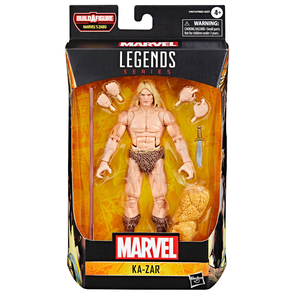 The Uncanny X-Men Marvel Legends Ka-Zar Action Figure (Marvel's Zabu BAF)