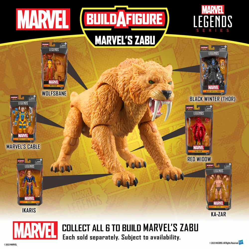 The Eternals Marvel Legends Ikaris Action Figure (Marvel's Zabu BAF) - Ginga Toys