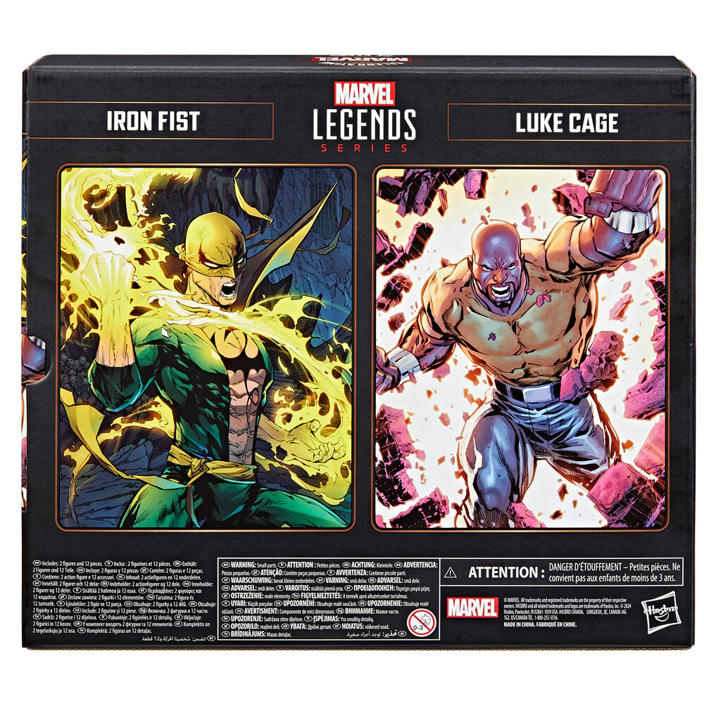 The New Avengers Marvel Legends Iron Fist & Luke Cage Action Figure Two-Pack