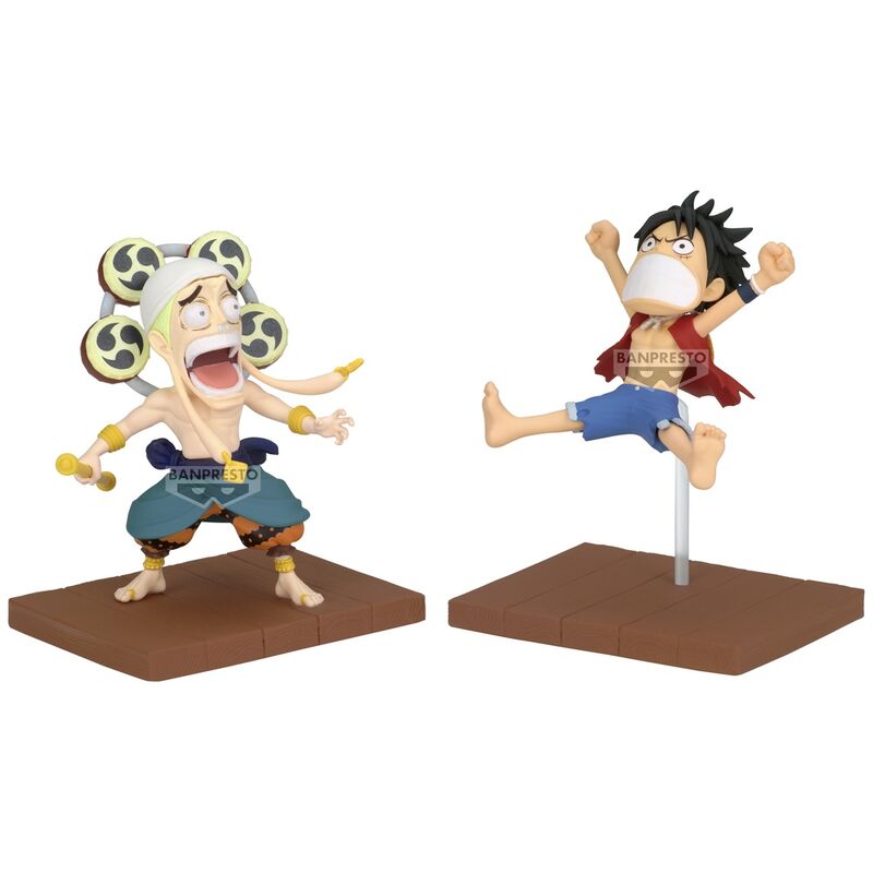 One Piece World Collectable Figure Log Stories Monkey D. Luffy & Enel