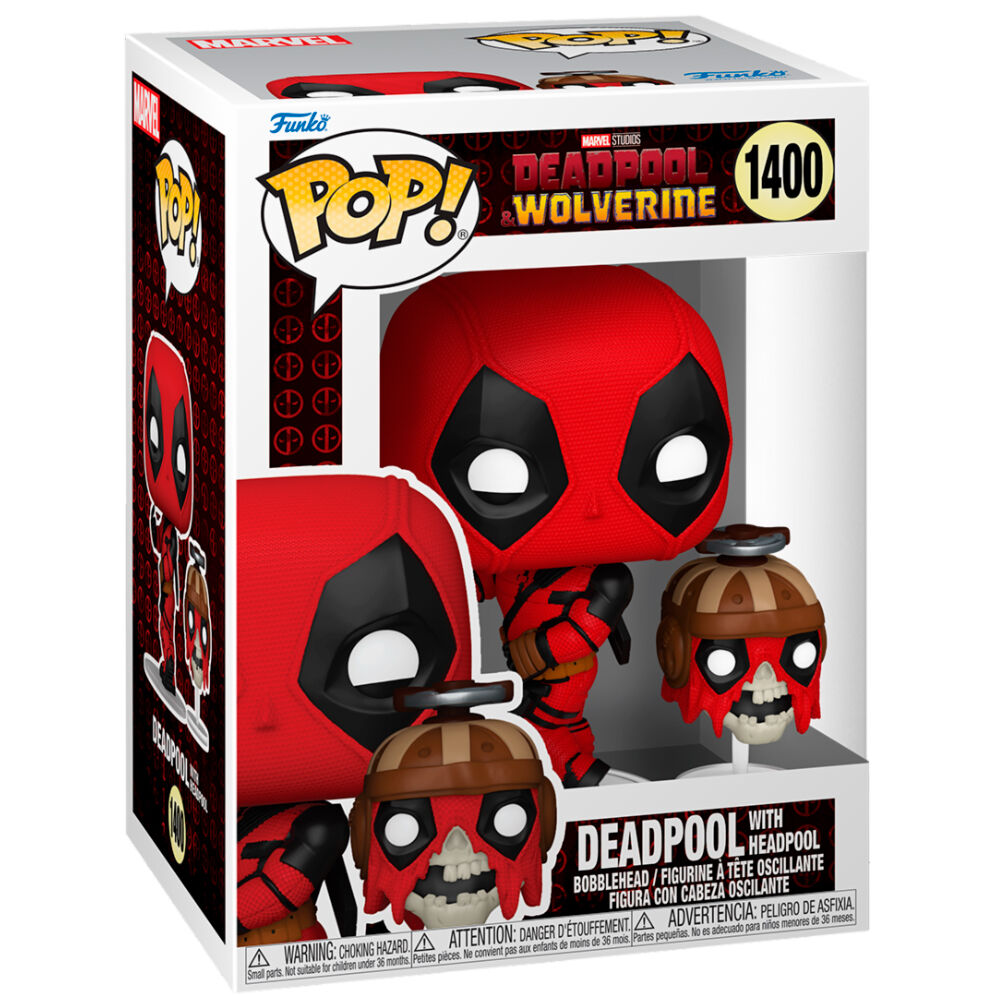 Pop! & Buddy: Deadpool & Wolverine - Deadpool with Headpool