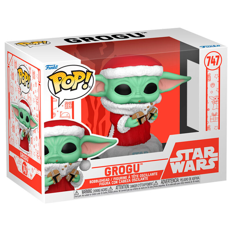 Pop! Star Wars: The Mandalorian - Grogu with Cookie (Holiday)