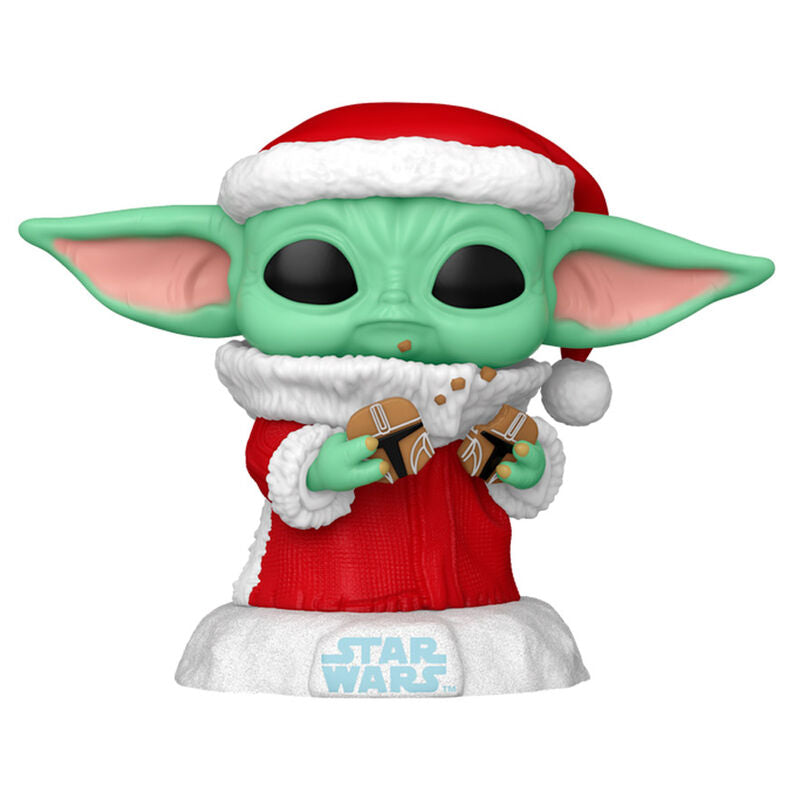 Pop! Star Wars: The Mandalorian - Grogu with Cookie (Holiday)