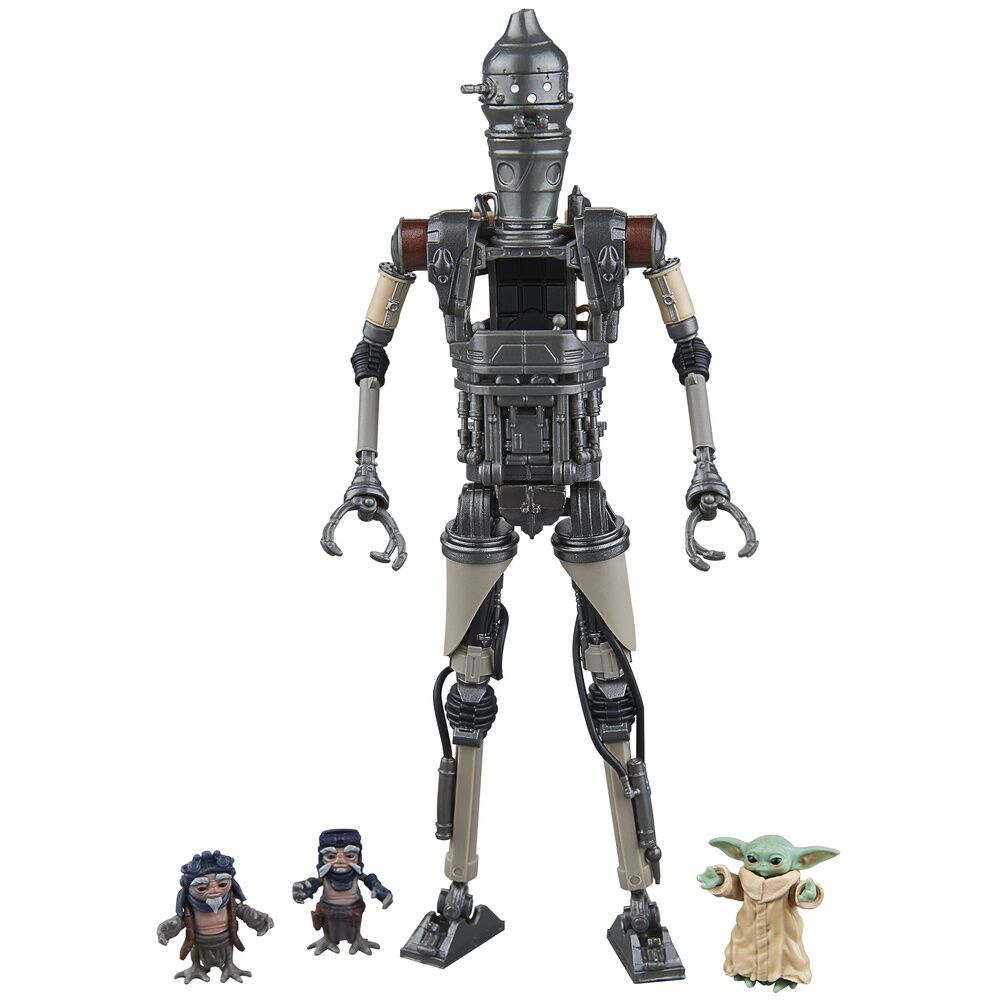 Star Wars: The Black Series 6" Deluxe IG-12 and Grogu Action Figure Set (The Mandalorian)