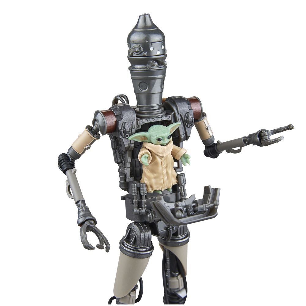 Star Wars: The Black Series 6" Deluxe IG-12 and Grogu Action Figure Set (The Mandalorian)