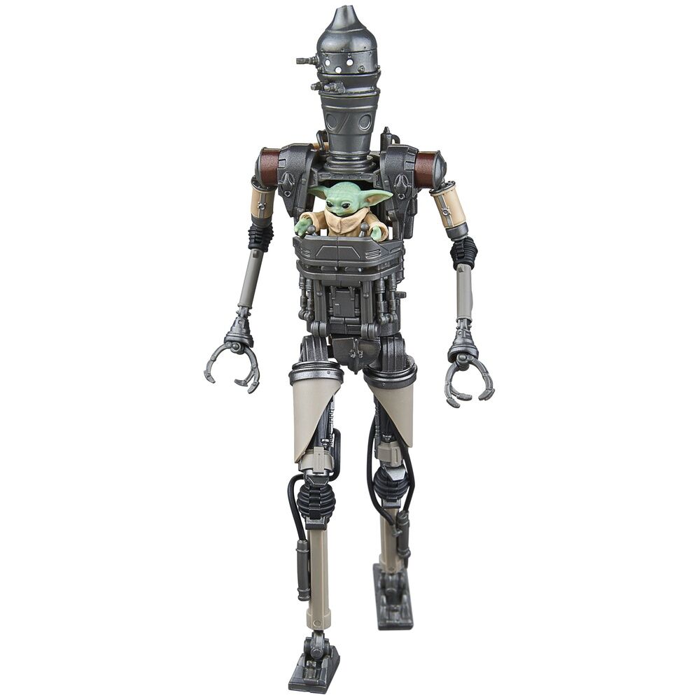 Star Wars: The Black Series 6" Deluxe IG-12 and Grogu Action Figure Set (The Mandalorian)