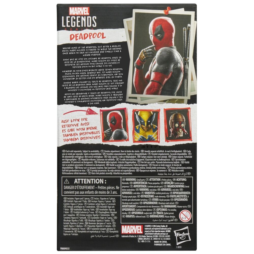 Deadpool & Wolverine Marvel Legends Deadpool Action Figure