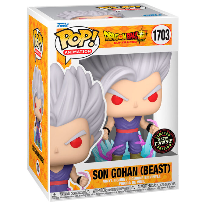 Funko Pop! Animation: Dragon Ball Super: Super Hero - Gohan Beast (Chase) Vinyl Figure #1703